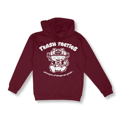 Trashadelic Hoodie - Maroon